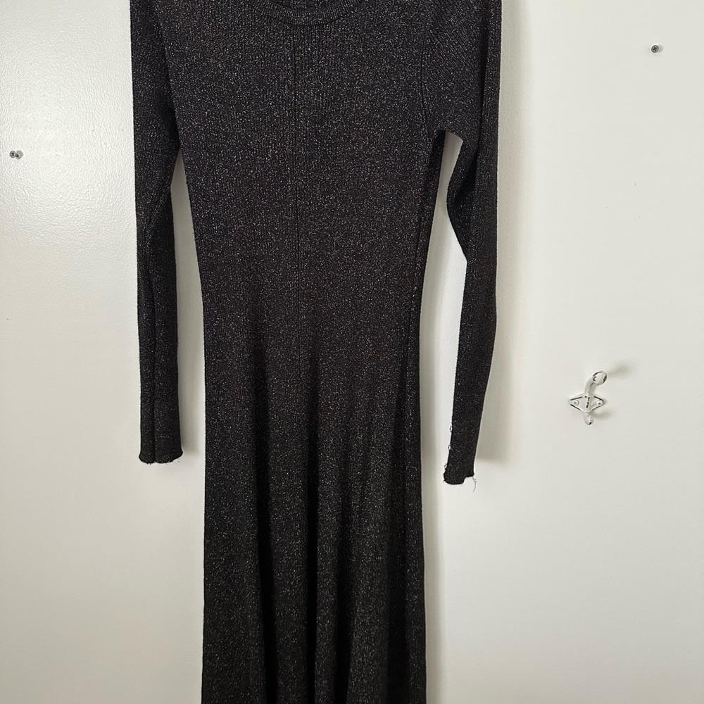 Bailey 44 Shimmering Black Long Sleeve Dress